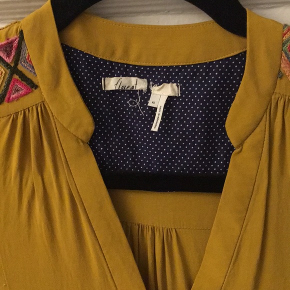 Anthropologie Floreat Raella embroidered dress XS - Picture 4 of 7